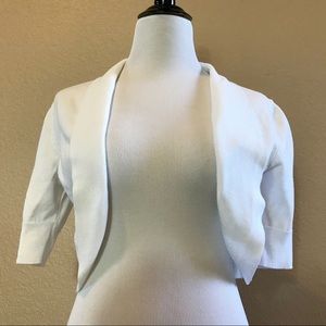 Mossimo White Bolero Sweater